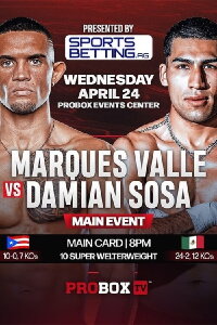 Marques Valle vs. Damian Sosa (2024)