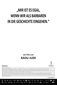 Mir ist es egal, wenn wir als Barbaren in die Geschichte eingehen (2018)