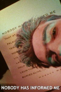 Nobody Had Informed Me (1989)