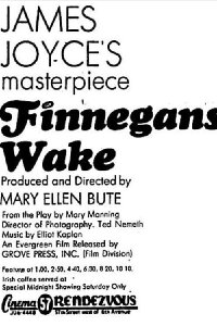 Passages from James Joyce's Finnegans Wake (1967)
