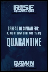 Spread of Simian Flu: Before the Dawn of the Apes (Year 1) (2014)