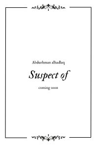 Suspect of (2024)
