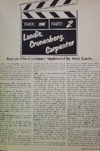 Take One: Fear on Film (1982)