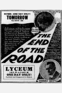 The End of the Road (1919)