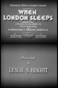 When London Sleeps (1932)