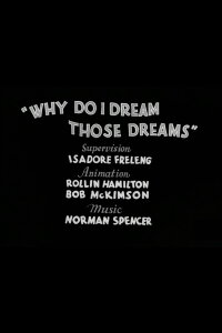 Why Do I Dream Those Dreams (1934)