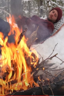 3 Days Solo Winter Camping - deep snow, no tent, below -20°C Trailer