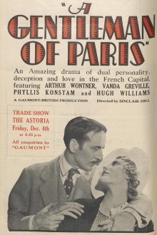 A Gentleman of Paris Trailer