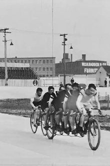 A Multicycle Race Trailer