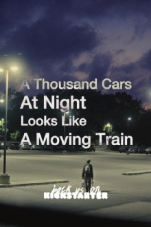 A Thousand Cars At Night Looks Like A Moving Train Trailer
