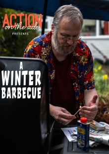 A Winter Barbecue Trailer