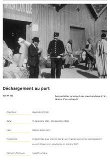 Alger : déchargement au port Trailer