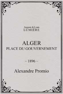 Alger : place du gouvernement Trailer