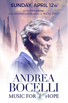 Andrea Bocelli: Music For Hope - Live From Duomo di Milano Trailer