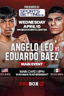 Angelo Leo vs. Eduardo Baez Trailer