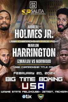 Ardreal Holmes Jr vs. Marlon Harrington Trailer