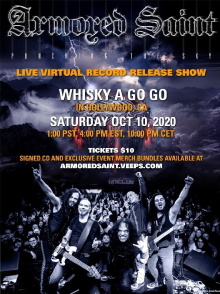 Armored Saint: Punching The Sky Record Release show Trailer