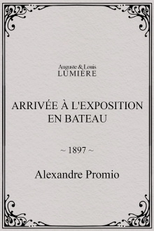 Arrivée à l'exposition en bateau Trailer