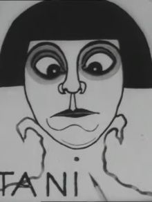 Asta Nielsen Crying Caricature Trailer