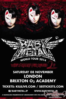 BABYMETAL WORLD TOUR 2014 - Live in London - O2 Academy Brixton Trailer