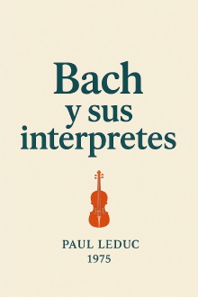 Bach and his Interpreters Trailer