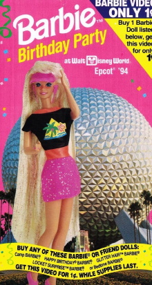 Barbie Birthday Party at Walt Disney World Epcot '94 Trailer