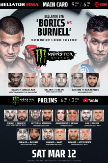 Bellator 276: Borics vs. Burnell Trailer