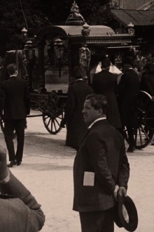 Bešter and His Family in the Studio's Courtyard and the Ljubljana Watchmakers in the Workshop Trailer