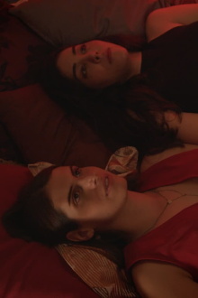 Between Her Trailer