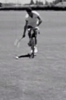 Bicycle Polo at San Mateo Trailer