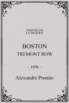 Boston, Tremont row Trailer