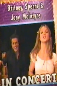 Britney Spears & Joey McIntyre in Concert Trailer