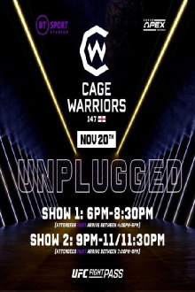 Cage Warriors 147: Unplugged Trailer