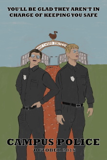 Campus Police Trailer