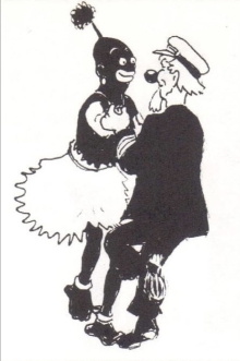 Captain Grogg and Kalle at an African ball Trailer