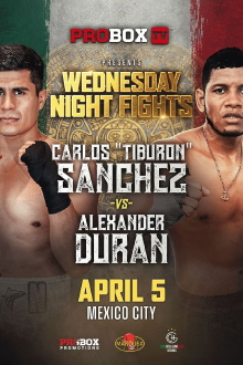 Carlos Sanchez vs. Alexander Duran Trailer
