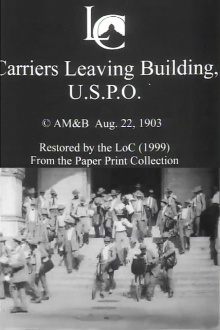 Carriers Leaving Building, U.S.P.O. Trailer