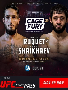 CFFC 135: Ruquet vs. Shaykhaev Trailer