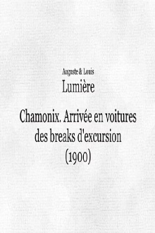 Chamonix: Arrivée en voitures des breaks d'excursion Trailer