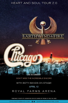 Chicago and Earth, Wind & Fire - Heart and Soul Tour 2015 Trailer