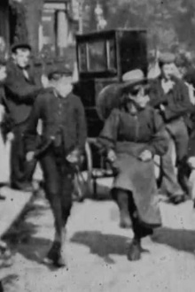 Children Dancing with Barrel Organ Trailer