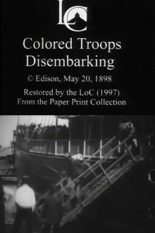 Colored Troops Disembarking Trailer