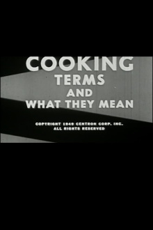 Cooking: Terms and What They Mean Trailer