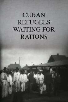 Cuban Refugees Waiting for Rations Trailer