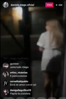 Daniela Mego a los tiros en su casa pq intentaron entrar a robarle Trailer