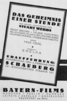 Das Geheimnis einer Stunde Trailer