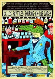 De los reptiles-saurios en los cafés Trailer