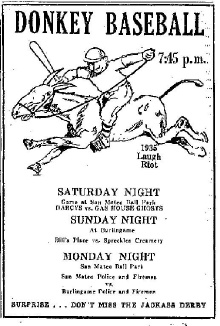 Donkey Baseball Trailer