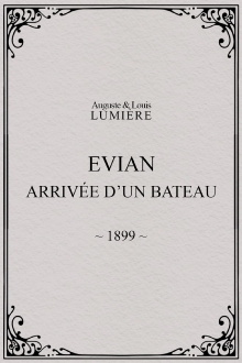 Evian : arrivée d’un bateau Trailer