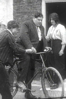 Fat Man on a Bicycle Trailer